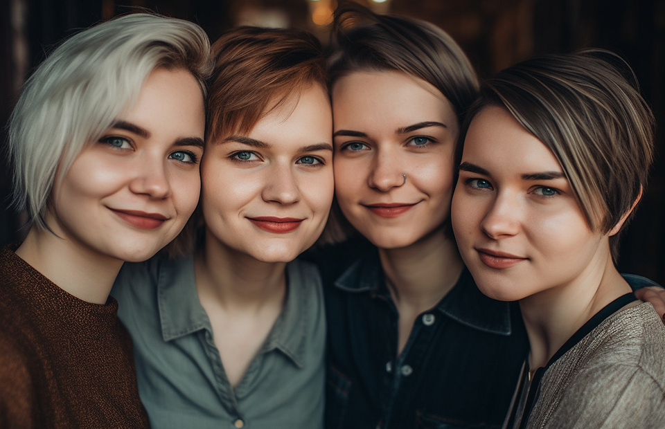 Покажи мастеру: 100 модных коротких стрижек для круглого лица