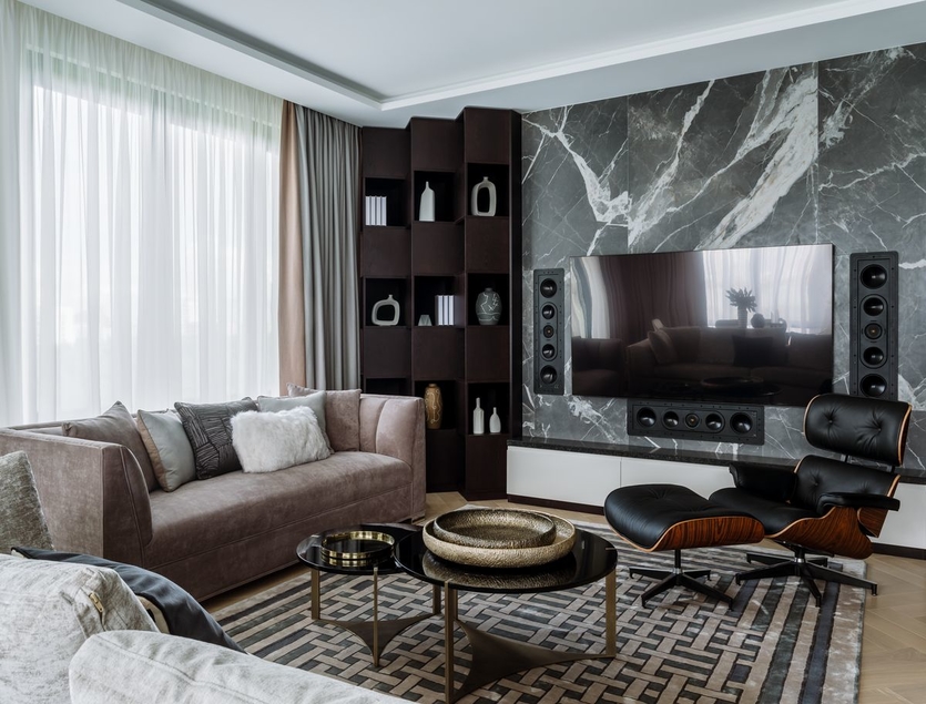 Камень, дерево, металл: как дизайнеры сочетают в интерьере три модных материала?