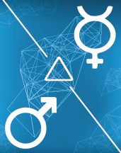 Меркурий, Марс тригон, трин в натальной карте