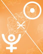 Секстиль Солнце-Плутон в транзитной карте (транзиты)