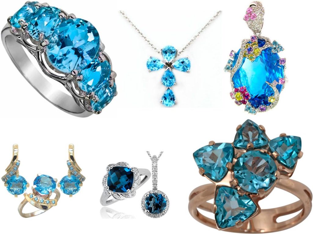 ювелирные изделия с топазом