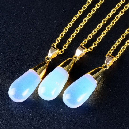 Кулон с лунным камнем