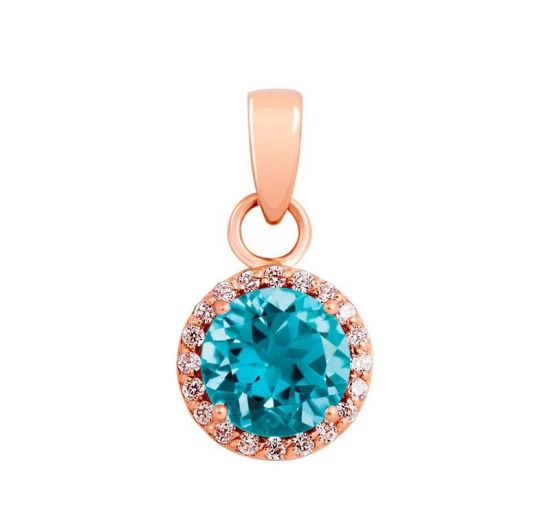 Кулон с топазом