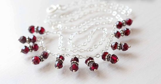 Гранатовое колье