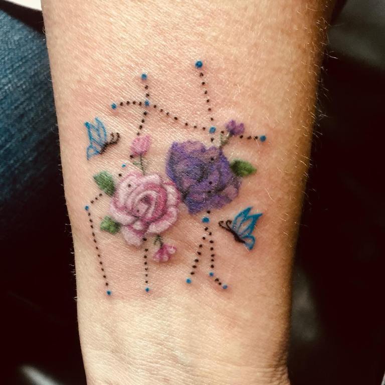 тату созвездие близнецов