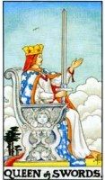 Карта Таро: Королева мечей