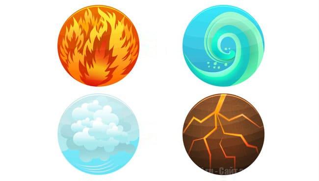 Стихии и связь с картами Таро