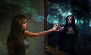 Вызов духа через зеркало