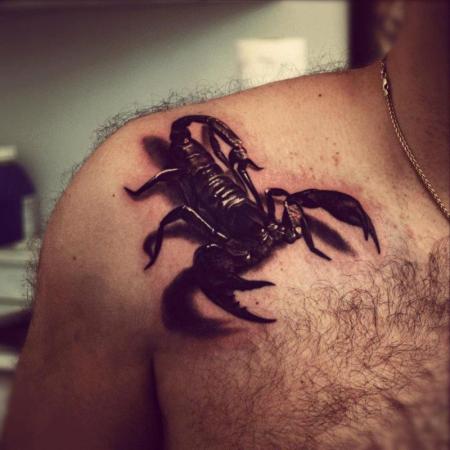 Изображение тату скорпион